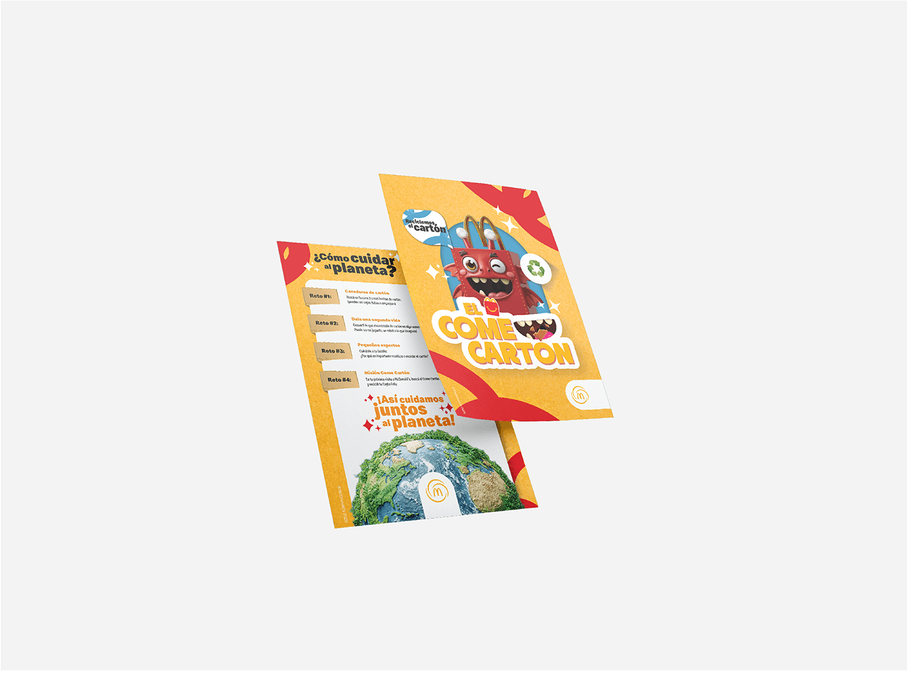 El Come Cartón printed educational materials