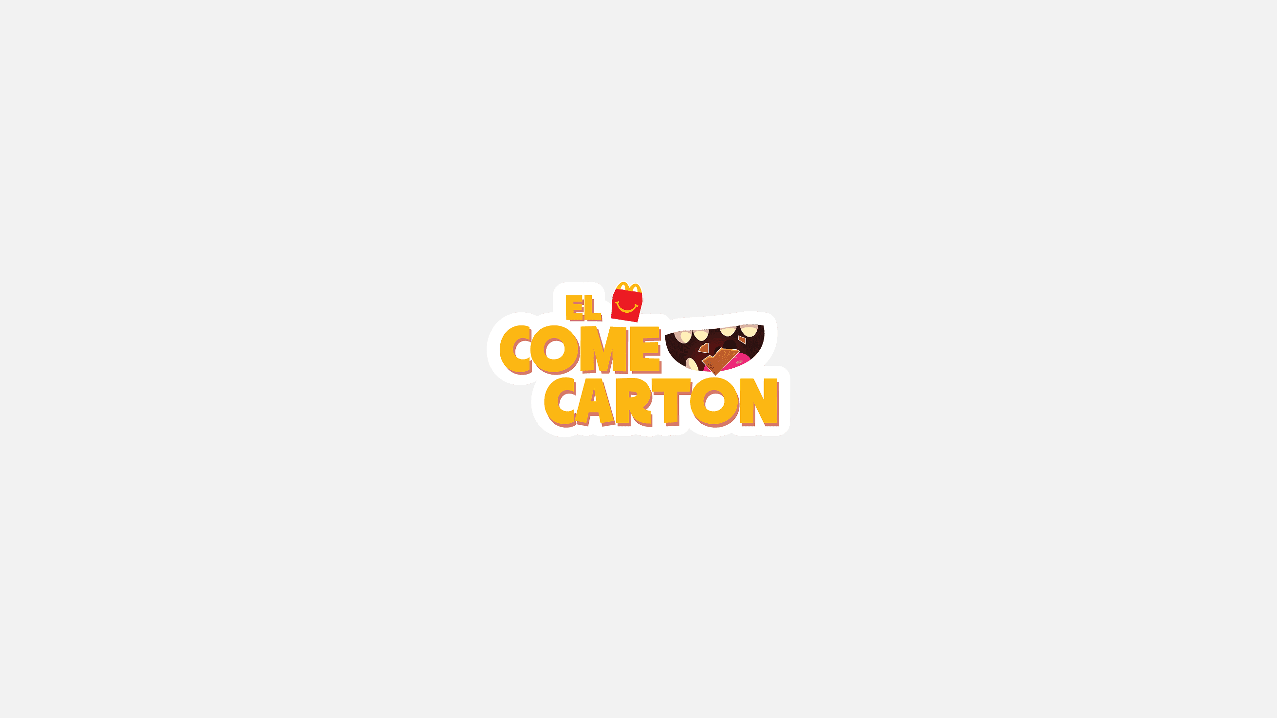 El Come Cartón brand logo on a light background
