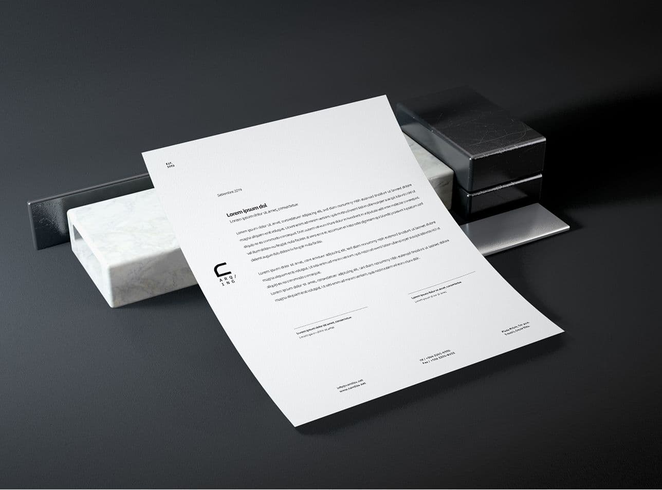 mockup of a A4 template for the Condisa team to use with their clients