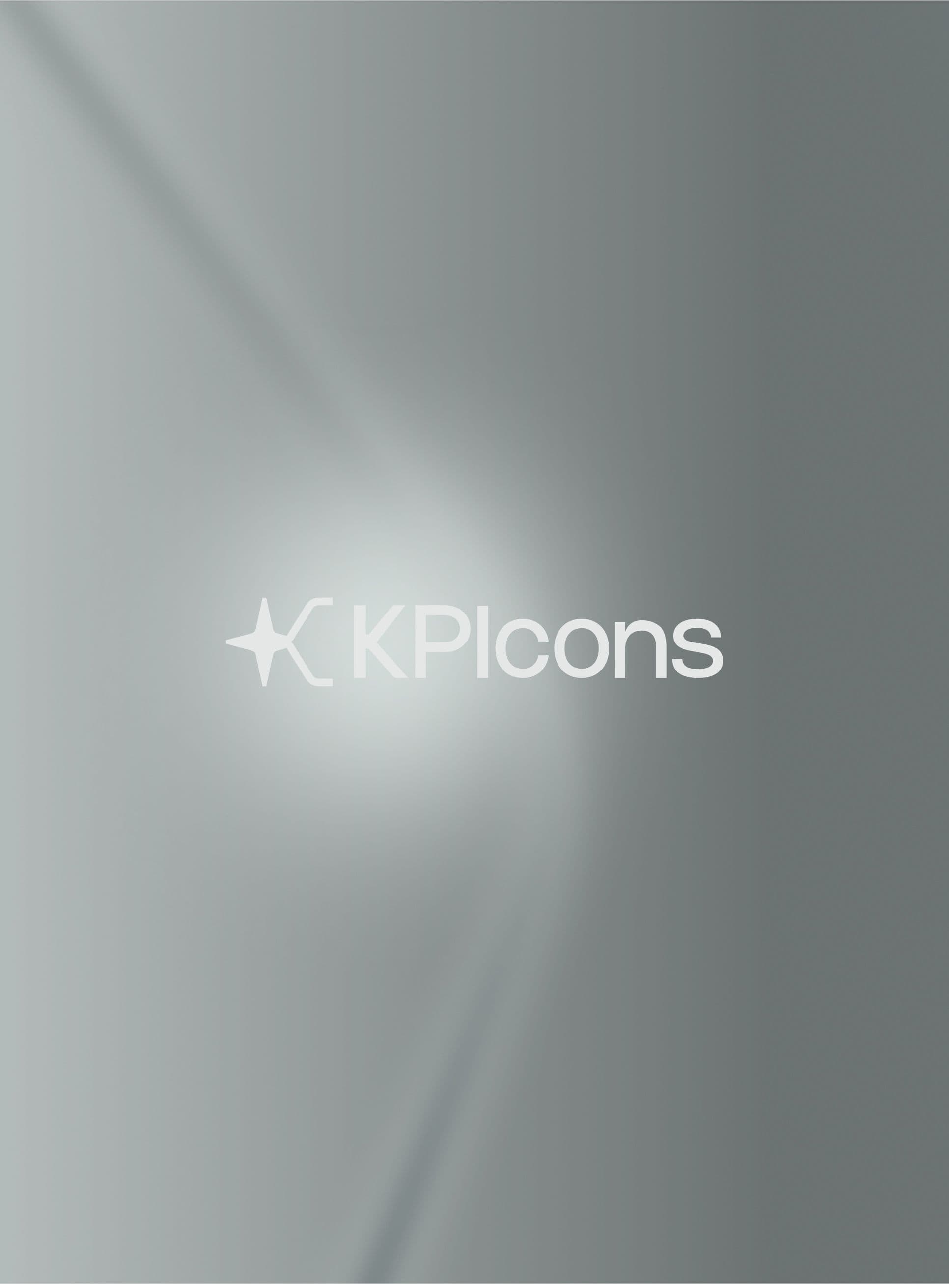 KPIcons including the K icon over a metallic background